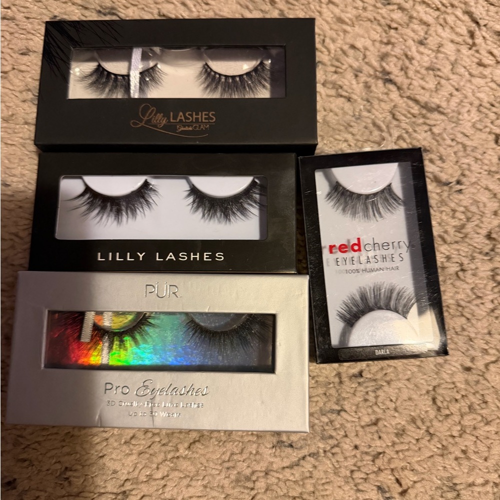 Lilly Lashes and Red Cherry Eyelash, our eyelashes bundle